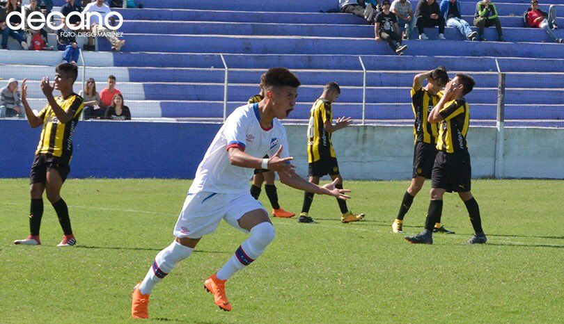Gol de Axel Pérez contra Peñarol Torneo Apertura 2018 (Foto Diego Martínez-Decano)
