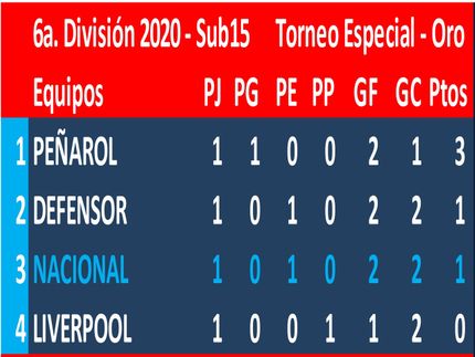 Torneo Especial inconcluso por COVID